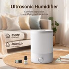 Yogin 2 5l Cool Mist Humidifier Top Fill Quiet Bedroom Baby Night Light Auto Off