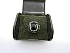 American Bowling Congress Abc 298 Game Ring Onyx Stainless Original Box Sz 9 5