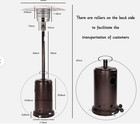 48 000 Btu Outdoor Propane Patio Heater With Wheels Commercial   Residential 7ft