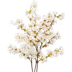Silk White Cherry Blossom Branches 39 3  Artificial For Wedding Home Decor Us