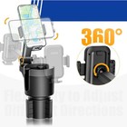 Car Cup Holder Phone Mount Universal Auto Cell Phone Stand With Drink Expand Usa