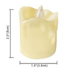 12 Pc Flameless Led Battery Votive Candles Realistic Flickering Battery Operated