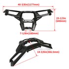 Front Fascia Bumper Grill For Polaris Rzr Xp  Xp4  S  1000 2014-2019 Black