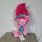 Dreamworks Trolls Poppy Large 22  Stuffed Plush Pink Troll Doll Clean World Tour