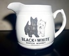 Buchanan s Black   White Scotch Whisky Pitcher Scottie Dogs Made In Ireland
