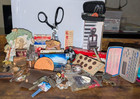 Vintage   Modern Eclectic Junk Drawer Lot     Collectibles  Electronics   Ephemera