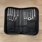 17pcs Key Repair Tool Kit Pick Training Security Tools Strong Sturdy Grey