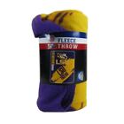 Lsu Tigers Fleece Plush Blanket 50  X 60  Sports Ncaa College Football Team New