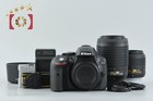 Nikon D5300 Black 24 2 Mp Dslr Camera 18-55 55-200 Vr Lenses