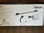Kohler 3-piece Avail Matte Black Decorative Bathroom Hardware Set