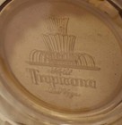 Vintage Tropicana Hotel Casino Las Vegas Nevada Gold Glass Fluted Edges Ashtray