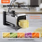 Vevor French Fry Cutter Stainless Steel Potato Vegetable Slicer Chopper W  Blade