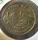 Token-medal-adult-plug Me In-i m Electrifying-no  Not Without A Washer-flip Coin