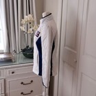 Nfl New York Giants Women s Team Apparel White Quilted Zip Up Jacket S-m