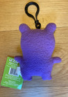 Uglydoll Original 4    Purple Trunko Keychain Key Clip 2008 Plush Toy