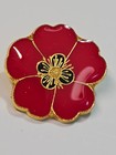 Poppy Flower Veterans Lapel Pin Small Size 