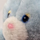 Vintage Blue Bunny Rabbit Stuffed Animal Plush Roc Taiwan 1987 Excellent Eyes