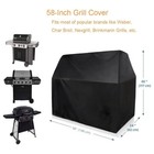 58  Outdoor 210d Heavy Duty Bbq Grill Cover Waterproof For Weber  Nexgrill Ect