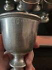 One Vintage Wilton Armetale Rwp Pewter Plough Tavern 5-1 8    Wine water Goblets