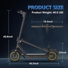 Aovopro Esmax 500w Electric Scooter 22 Mph Max Speed 10   Foldable Waterproof