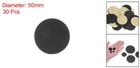 30pcs Round Adhesive Felt 50mm 2  Craft Stickers Non-woven Fabric Black