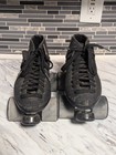 Black Leather Riedell Carrera Speed Skates 95a Wheels 105b Size 6