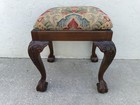 Ball   Claw Lion Feet French Vanity Stool Seat Bench Cabriole Louis Xvi Regency