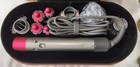 Dyson Airwrap  Opened Never Used   Complete Styler Nickel Fuchsia  With Tan Case
