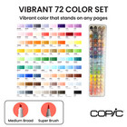 Copic Ciao Start 72 Color Set Dual Tip Art Markers Brush Broad Made In Japan