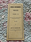 1951 Gibson Catalog With Price Sheet Rare