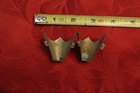 Vintage Horseshoe Theme Western Cowboy Boot Tips Engraved
