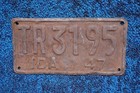 1947 Idaho Trailer License Plate