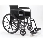 Silver Sport 1 Wheelchair With Full Arms And Swing Away Removable Footrest