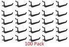 100 Pack Jumbo Pegboard Hooks Black Garage Tools Storage Organization Jewelry