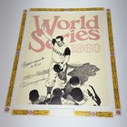 Pirates Bill Mazeroski Signed Auto Iron City Beer 1960 World Series Promo Poster