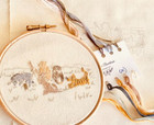 Vintage Winnie The Pooh   Friends Embroidery Kit - A Charming Scene To Stitch