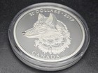 2017 Canada Zentangle Art-great Grey Wolf 2oz Proof Silver Coin Ogp
