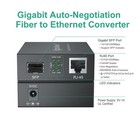 Gigabit Multi-mode Lc Fiber To Ethernet Media Converter With Sfp Sx Module