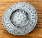 Celtic Magic Obsidian Black Crystal Ball W Stand Runes   Pentagram Scrying Set