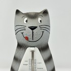 Wittner Taktell Cat Metronome Gray Tabby W  Bow Tie Germany Wind-up Animal Music