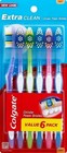 Colgate Extra Clean Toothbrush Soft Full Head 6-pack Circular Power Bristles