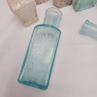 Apothecary Medicine Cure Bottles Swamp Root Wizard Oil And Others Lot Of 9