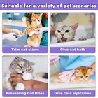 3 Pcs Cat Muzzle Set Transparent Breathable Grooming Small Medium Large