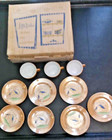 Vintage Sears Little Hostess Child s Tea Set Bird Pattern 1950 s  10 Pcs  Japan