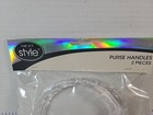 Next Style Purse Handles Clear For Crafts Bags Sewing  New