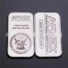 Apmex-1 Oz Silver Bar  999 Fine Sealed American Precious Metals-usa 