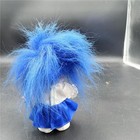 Russ Berrie Troll Doll Hanukkah Jewish Star Of David Blue Hair 5  Figure