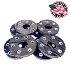 8 Pcs King Kutter Rotary Cutter Flex Coupler Rubber Disc Pads W Bushing 148907 