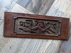 Vintage Beautiful Carving Wood Wall Door Panel 