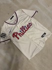 Nike Philadelphia Phillies Wheeler  45 World Series White Mlb Jersey Men 44
